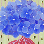紫陽花と雨Ⅰ